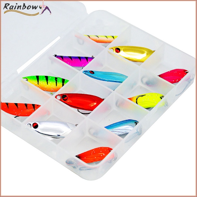 Bộ 12 Mồi Giả Câu Cá Nhiều Màu Sắc 2.5g / 3g3.5g / 5g