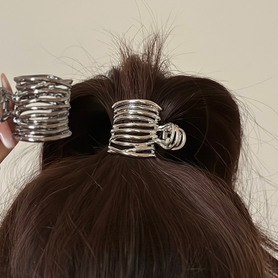 Kẹp Tóc Càng Cua Chất Liệu Hợp Kim Thiết Kế Đơn Giản Thời Trang Hàn Quốc