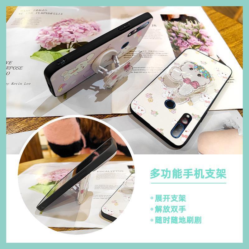 Ốp Điện Thoại Màu Trơn Phong Cách Anime Dễ Thương Cho HTC Desire 19 Plus / D19 +