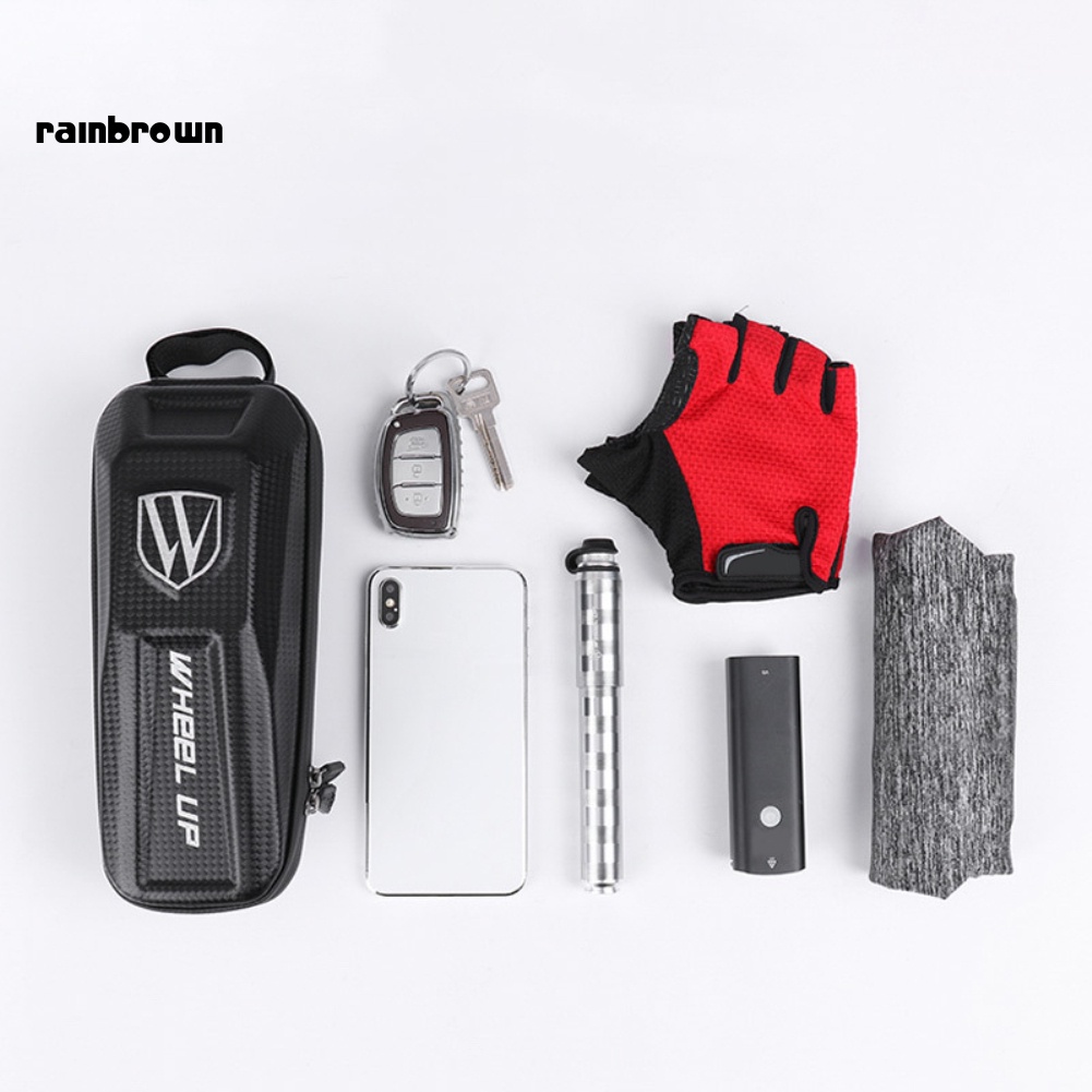 Túi Đựng Đồ Chống Thấm Nước Có Khóa Kéo Gắn Khung Trước Xe Đạp Ốp