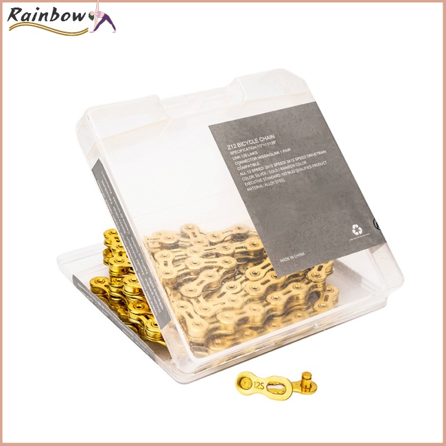 Dây Xích Xe Đạp Leo Núi 12 Tốc Độ 126 Khớp Siêu Nhẹ Chống Rỉ Sét Có Thể Tái Sử Dụng