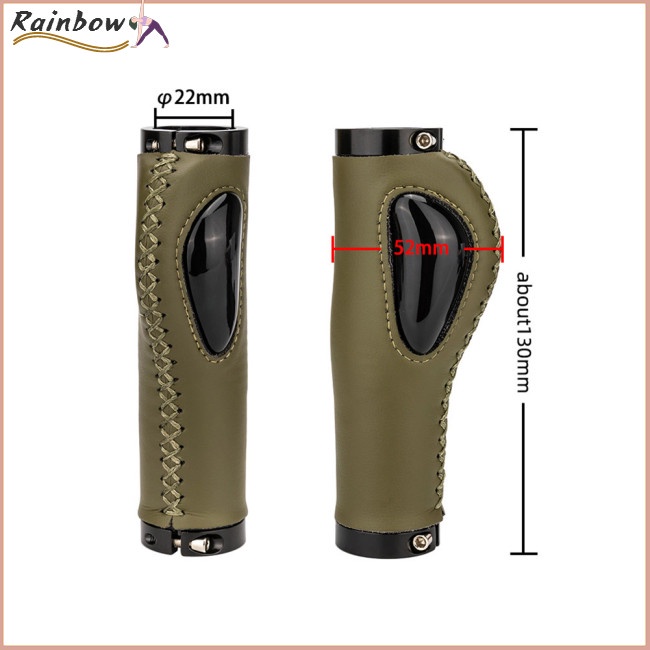 1 Cặp Vỏ Bọc Tay Lái Xe Đạp Leo Núi Bằng Silicone Dẻo Giảm Xóc Thoải Mái