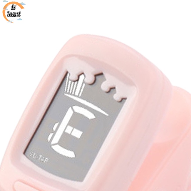 Kẹp Lên Dây Đàn Guitar / Bass / Violin / Ukulele Có Màn Hình LCD Hiển Thị Thông Dụng