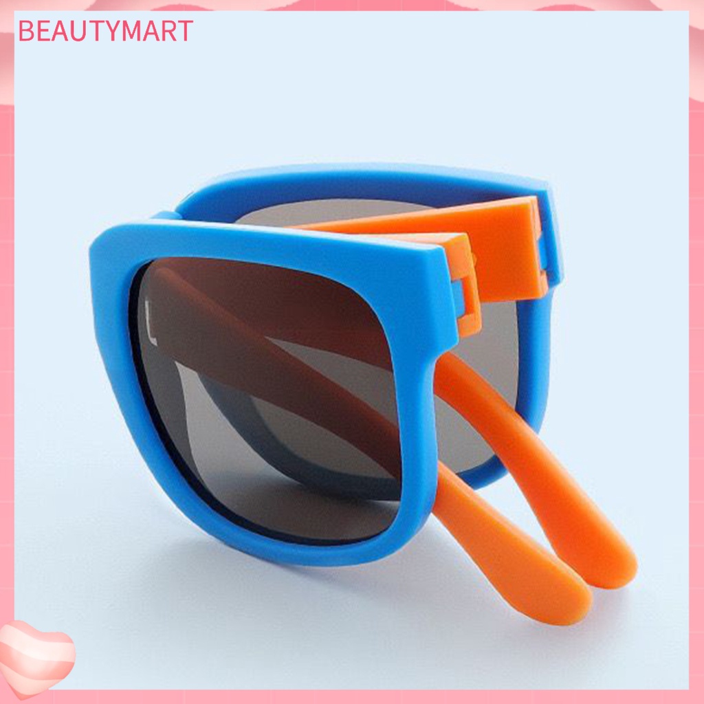 Kính Mát Phân Cực Mặt Vuông Chống Tia UV400 Thời Trang Cho Bé