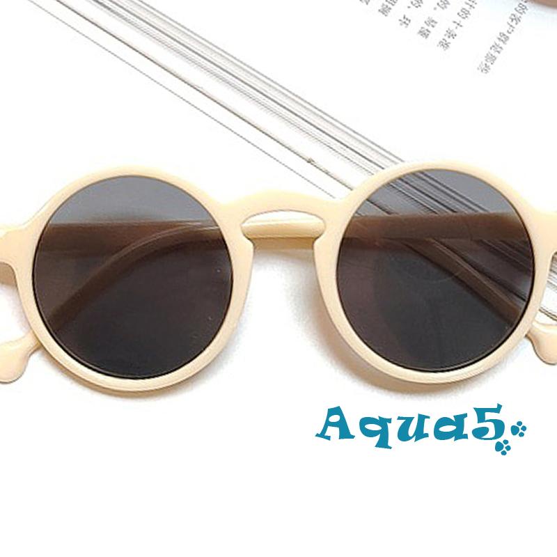 Kính Mát Tròn Chống Tia UV Thời Trang Mùa Hè Cho Bé