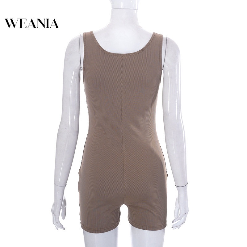 Bộ Áo Liền Quần Yoga Hai Dây Màu Sắc Đơn Giản Cho Nữ