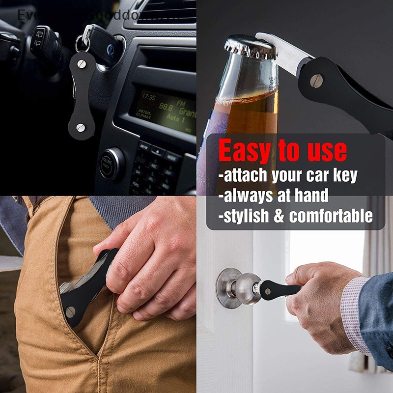 Everthinggooddown Giá Đỡ Chìa Khóa Xe Hơi Thiết Kế Nhỏ Gọn Nhiều Ngăn Tiện Dụng