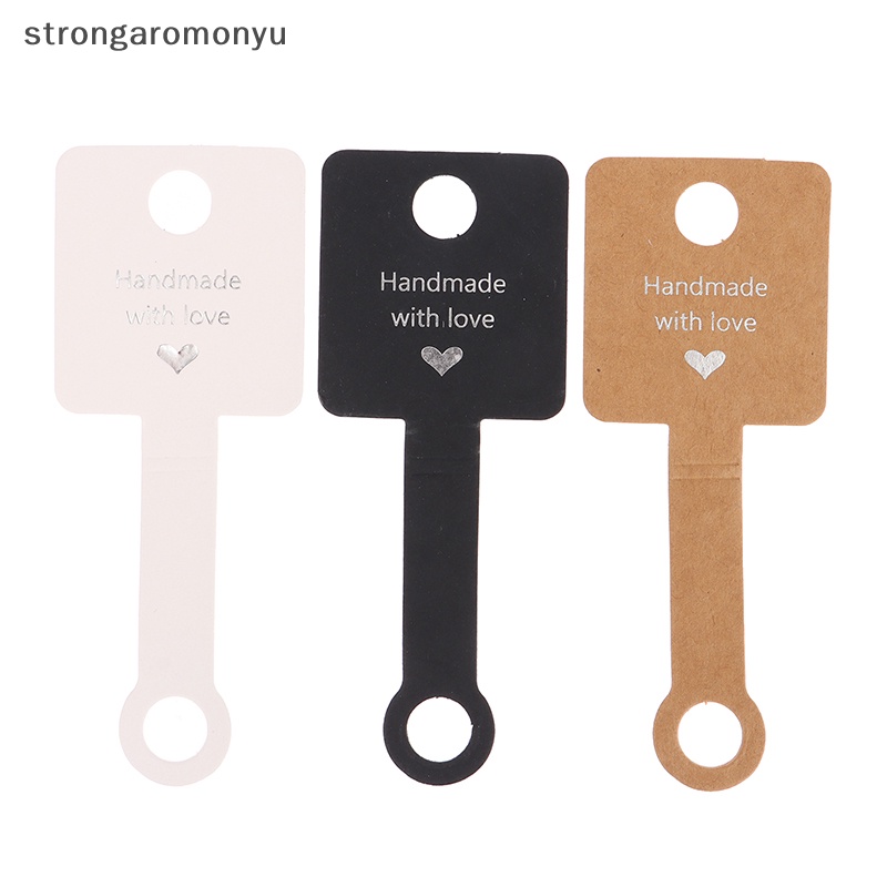 Set 50 Tấm Giấy Để Trưng Bày Trang Sức Tiện Lợi 4x10cm