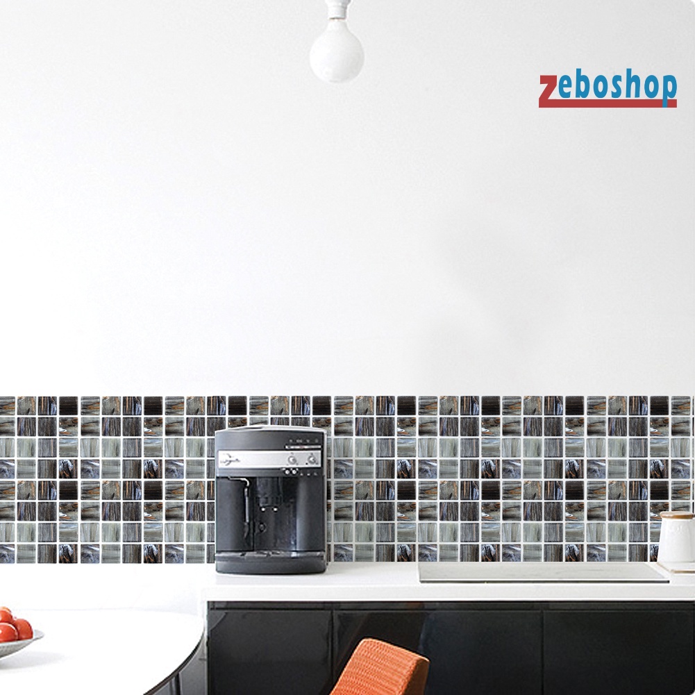 Bộ 6 Miếng Dán Sàn Nhà Chống Thấm Nước Phong Cách Châu Âu