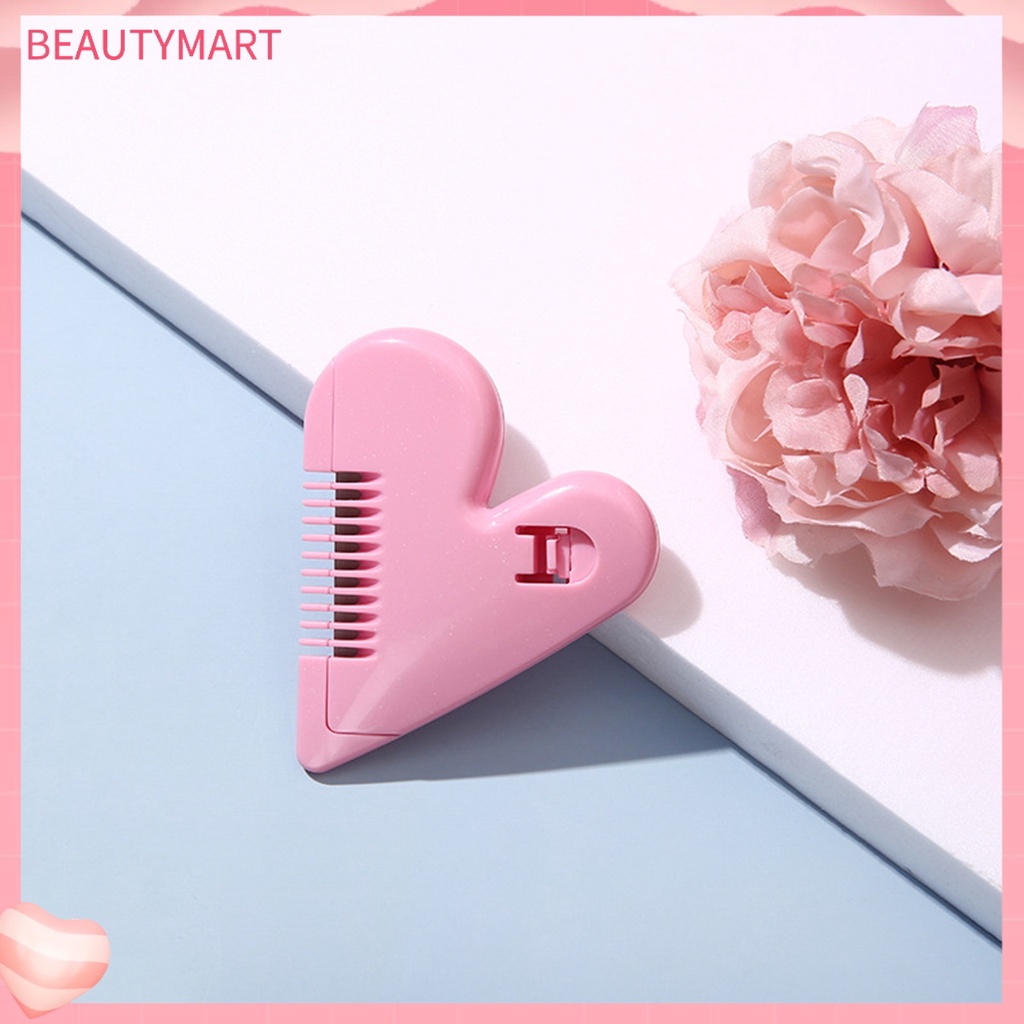 Lược Cắt Tóc ABS Hình Trái Tim Màu Trơn Sáng Tạo