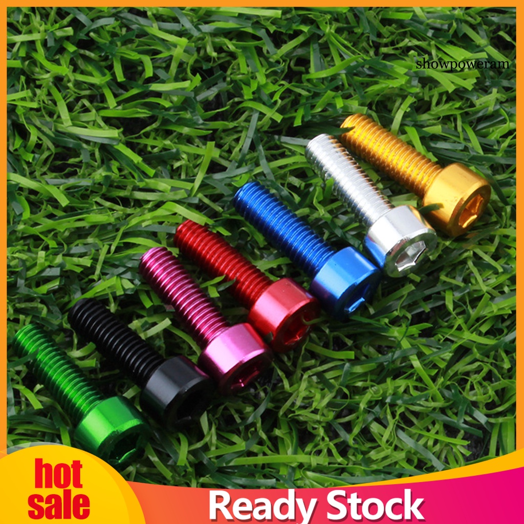 Bộ 10 Ốc Vít Gắn Giá Đỡ Bình Nước Bằng Hợp Kim Nhôm Siêu Nhẹ Cho Xe Đạp