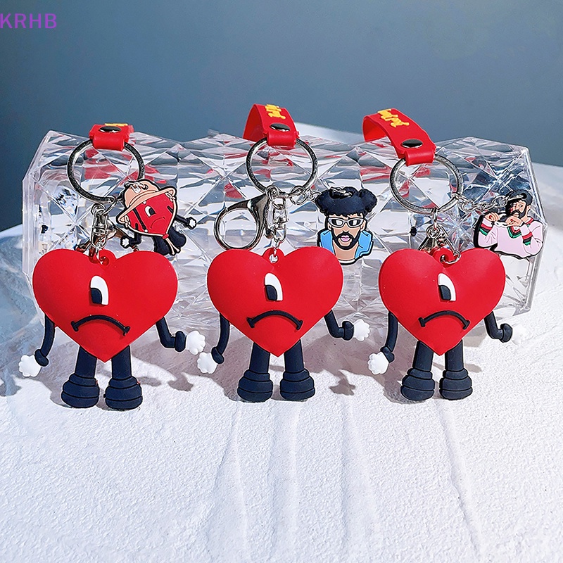 Móc Khóa Cao Su Mềm Hình Thỏ Đáng Yêu Mới