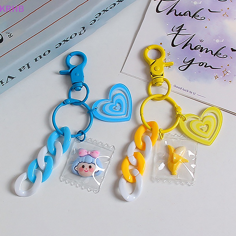 1 Móc Khóa Hình Kẹo Trái Cây Dễ Thương Mới