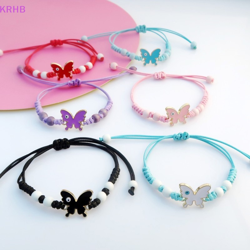 Vòng Đeo Tay Họa Tiết Bướm Hoạt Hình Dễ Thương Bắt Mắt Mới