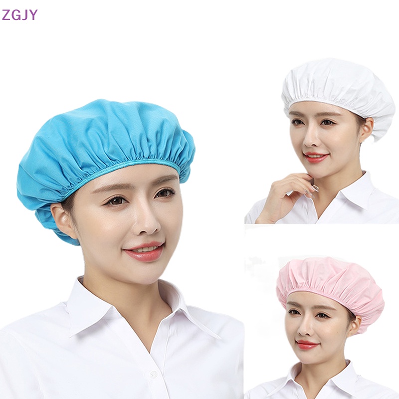 Mũ Đầu Bếp Chống Bụi / Chống Mất / Chống Bụi Bẩn Tiện Dụng Mới