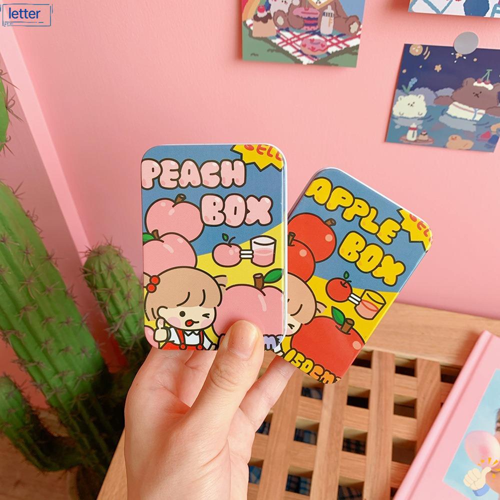 Hộp Thiếc Đựng Trang Sức In Hoạt Hình Phong Cách Vintage