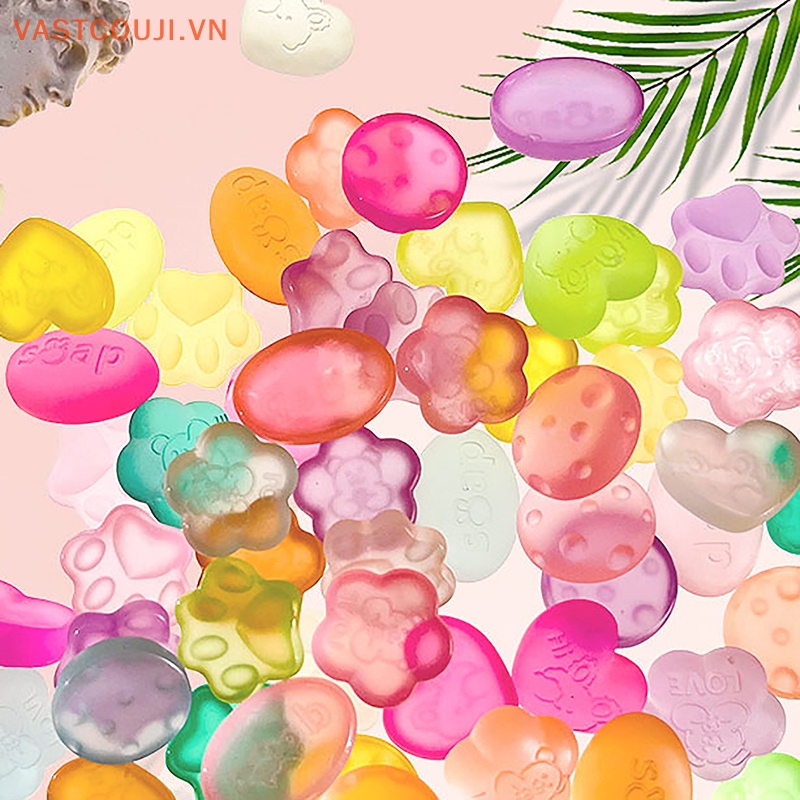 Set 10 Kẹp Tóc Mini Bằng Resin Dễ Thương DIY