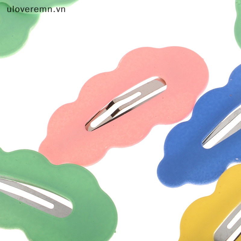 Bộ 10 Kẹp Tóc Màu Nhám Phong Cách Hàn Quốc Cho Nữ