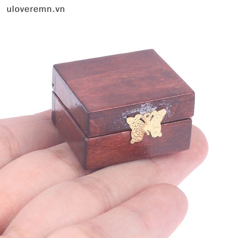 1 Bộ Hộp Trang Sức Mini Cho Nhà Búp Bê