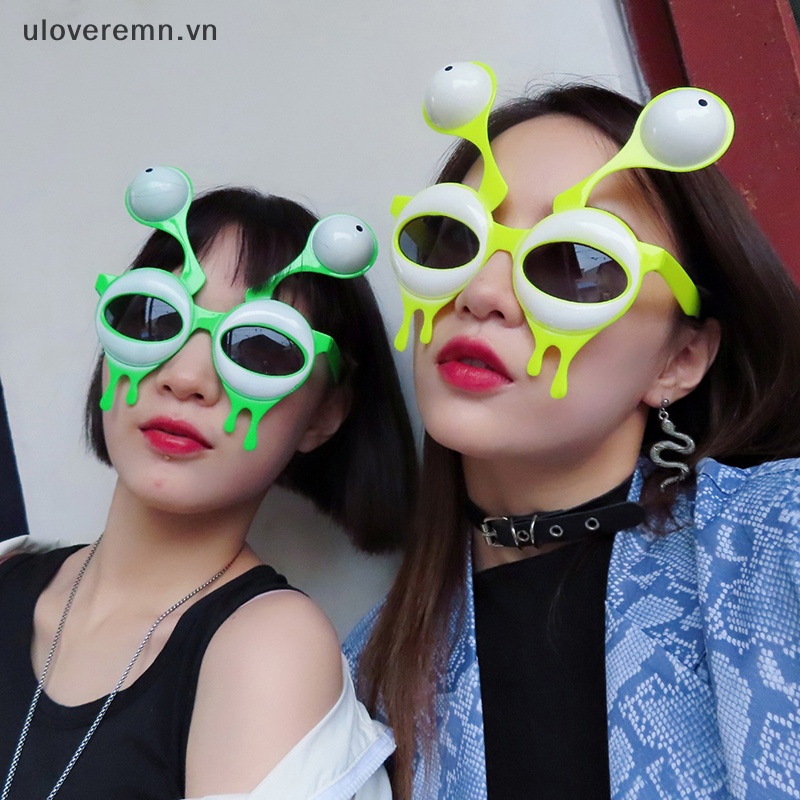 Mắt Kính Hình Mắt Người Ngoài Hành Tinh Phong Cách Hawaii Cho Người Lớn Và Trẻ Em