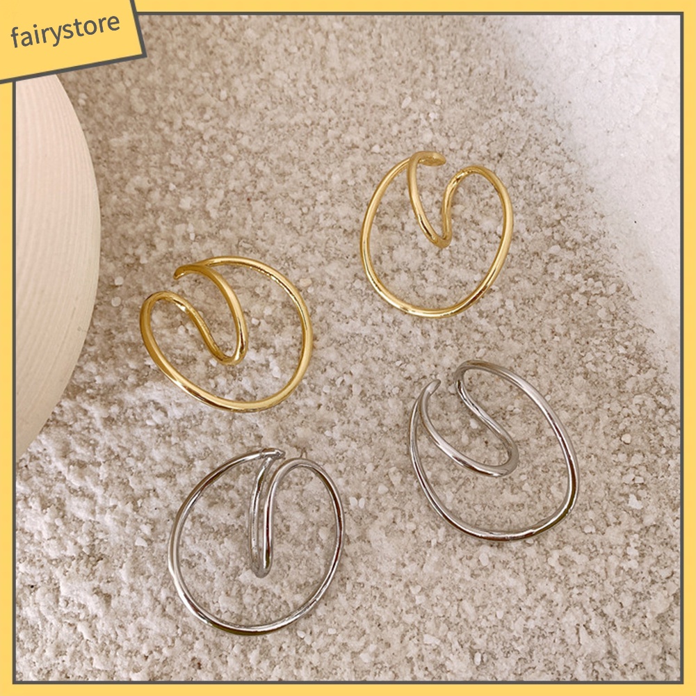 Khuyên Tai Dạng Vòng Không Cần Xỏ Lỗ Thời Trang Cho Nữ