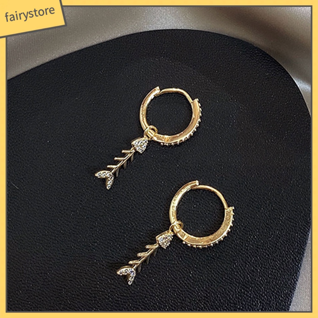 Bông Tai Hình Xương Cá Thanh Lịch Cho Nữ