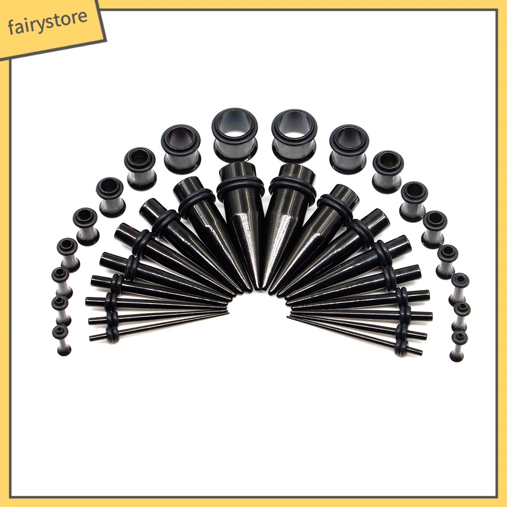 Bộ 36 Cái Khuyên Nong Tai Bằng Thép Không Gỉ Hình Nón