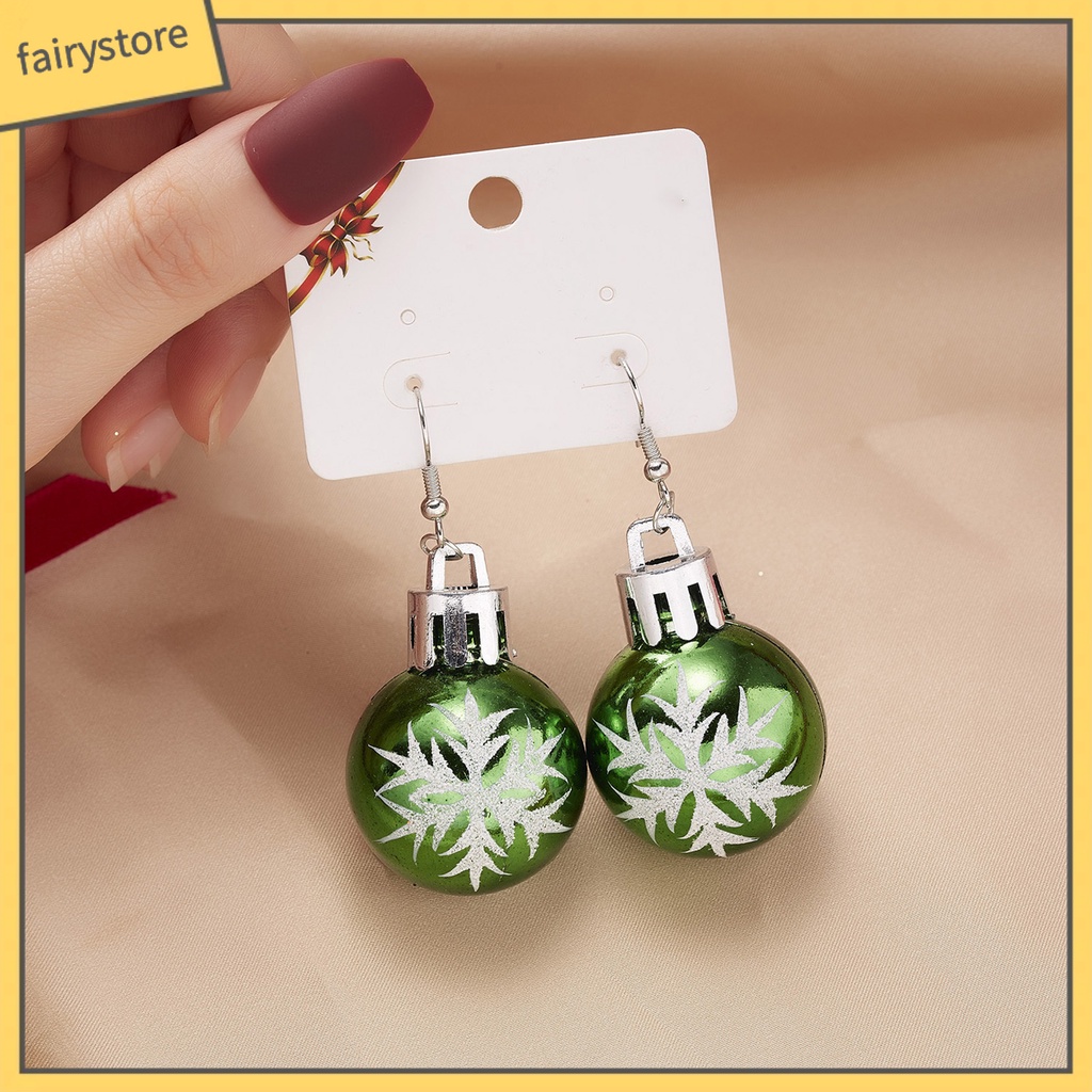 Bông Tai Hình Ngôi Sao Năm Cánh / Bông Tuyết / Bóng Đèn Tròn Thời Trang Cho Nữ