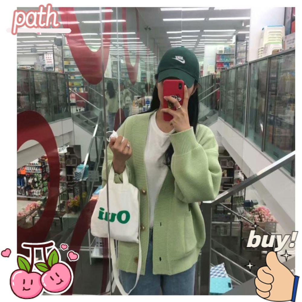 Túi Vải Canvas Cầm Tay In Họa Tiết Xinh Xắn Thời Trang