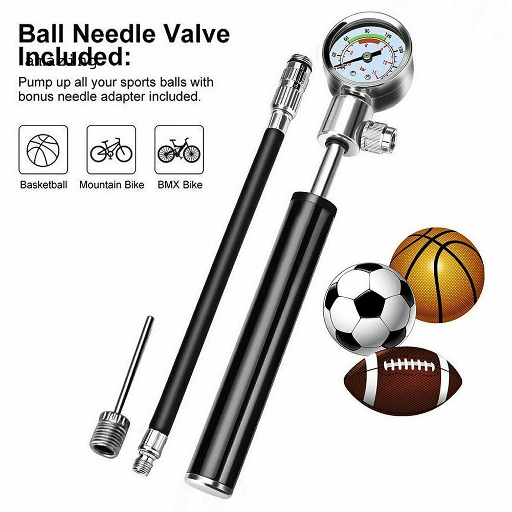 Ống Bơm Hơi Xe Đạp Áp Suất Cao Thiết Kế Nhỏ Gọn Tiện Dụng