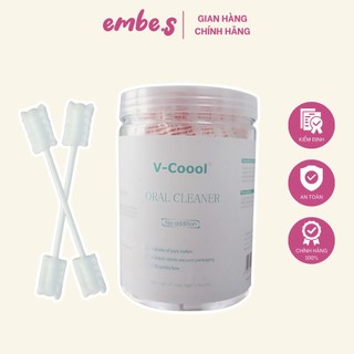 Rơ lưỡi vcoool tiện dụng vệ sinh miệng an toàn cho bé embe.s