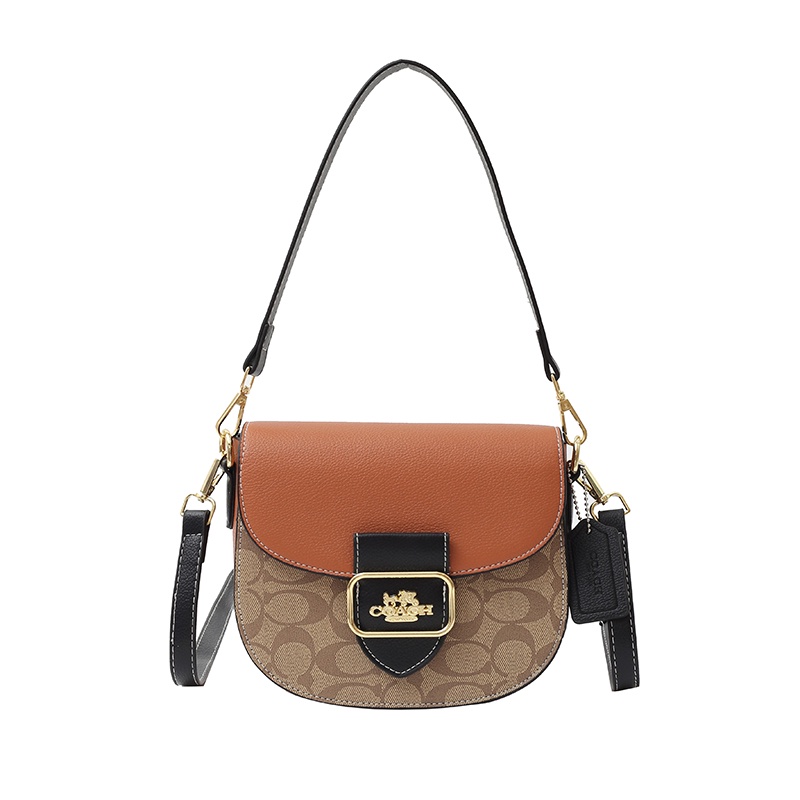 COACH6121 Men's and Women's Sling Bag popular Featured Shoulder Diagonal Cross Chest  Shoulder Crossbody Bag