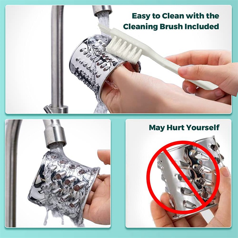 Dụng Cụ Bào Rau Củ Quả Kèm Cọ Làm Giá Đỡ Tiện Dụng Cho Nhà Bếp