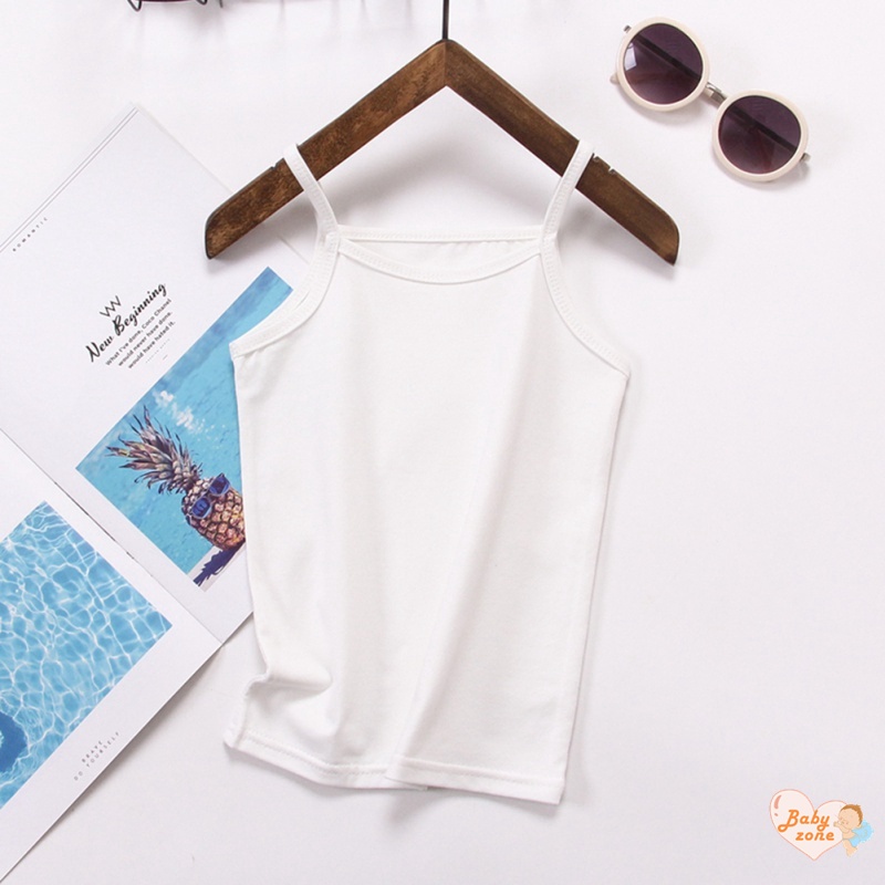 Áo Lót Hai Dây Bằng Vải Cotton In Hoa Thời Trang Mùa Hè Cho Bé Gái