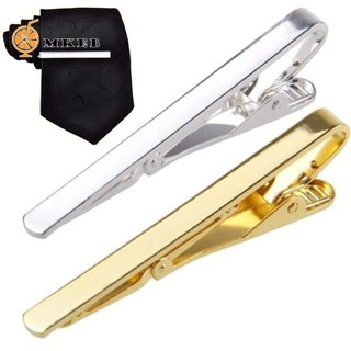 Kẹp Cà Vạt Bằng Thép Không Gỉ Màu Vàng / Bạc