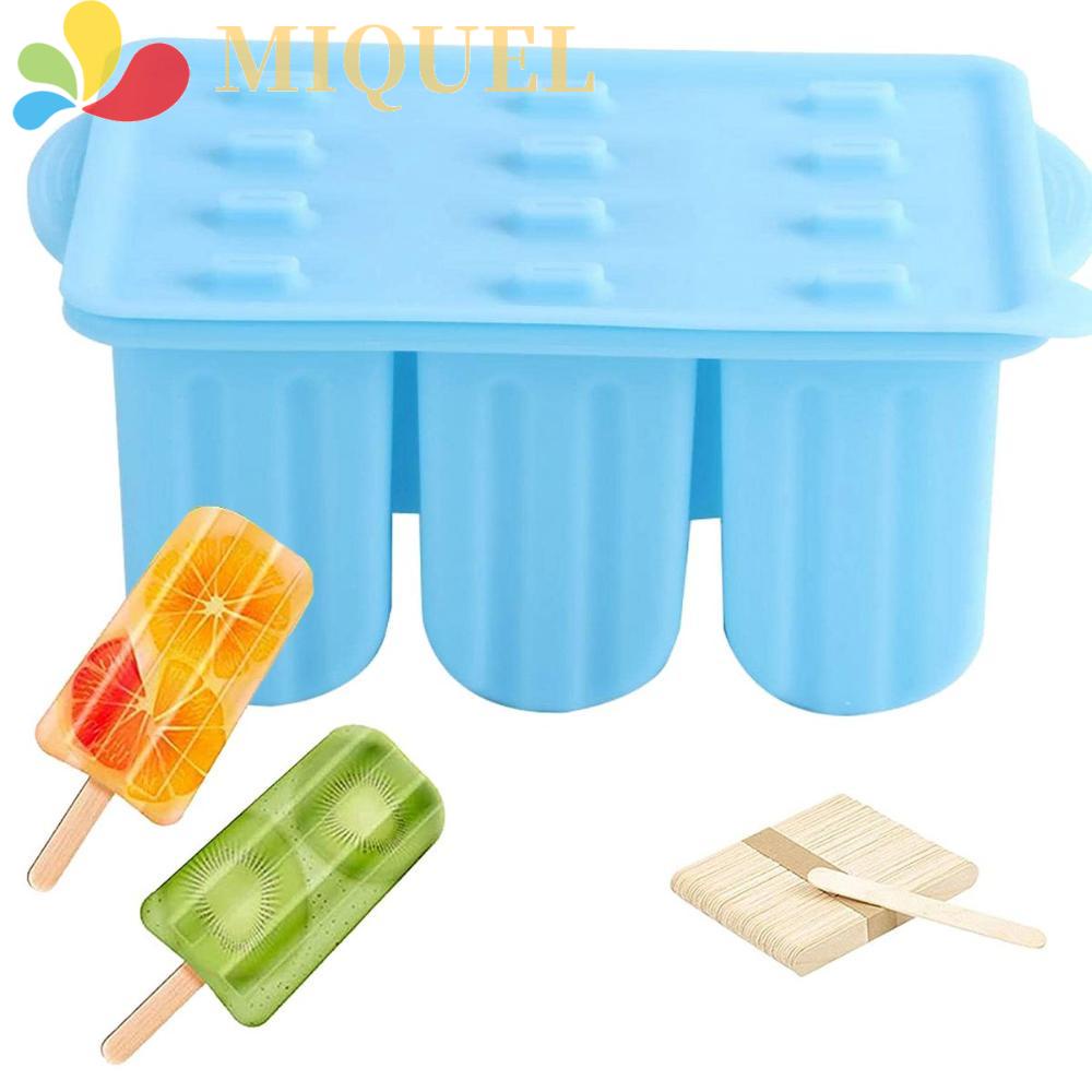 Khuôn Silicone Làm Kem Que 12 Ô Có Thể Tái Sử Dụng