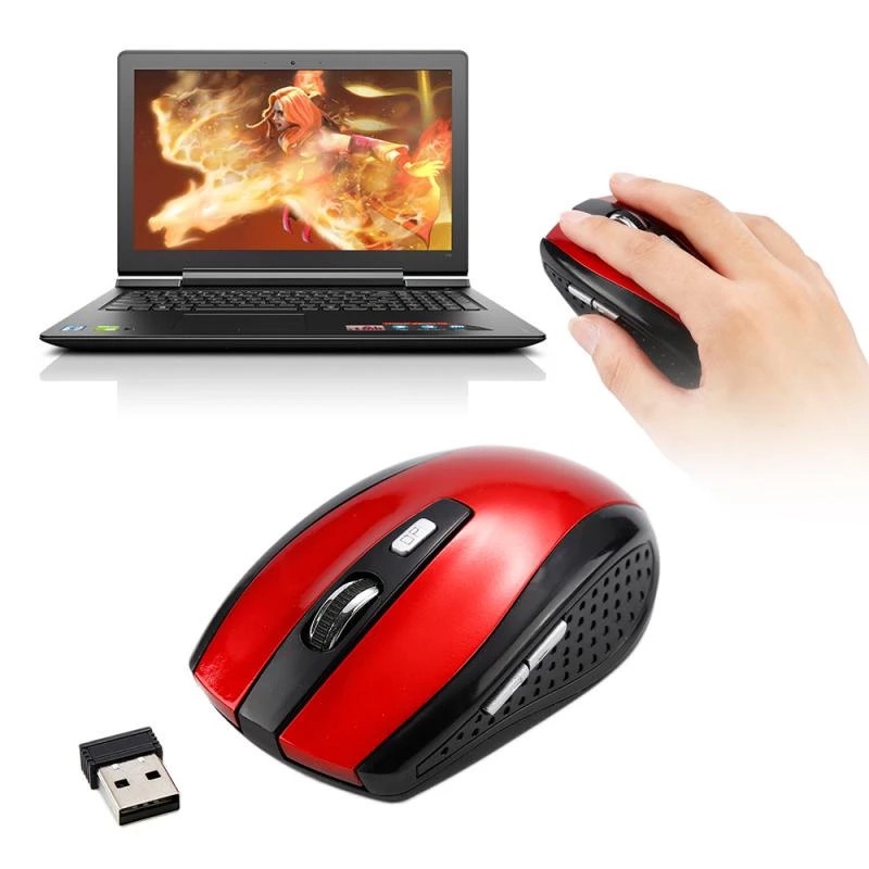 Chuột Không Dây Chơi Game 2.4GHz Cho PC Laptop luyoo27