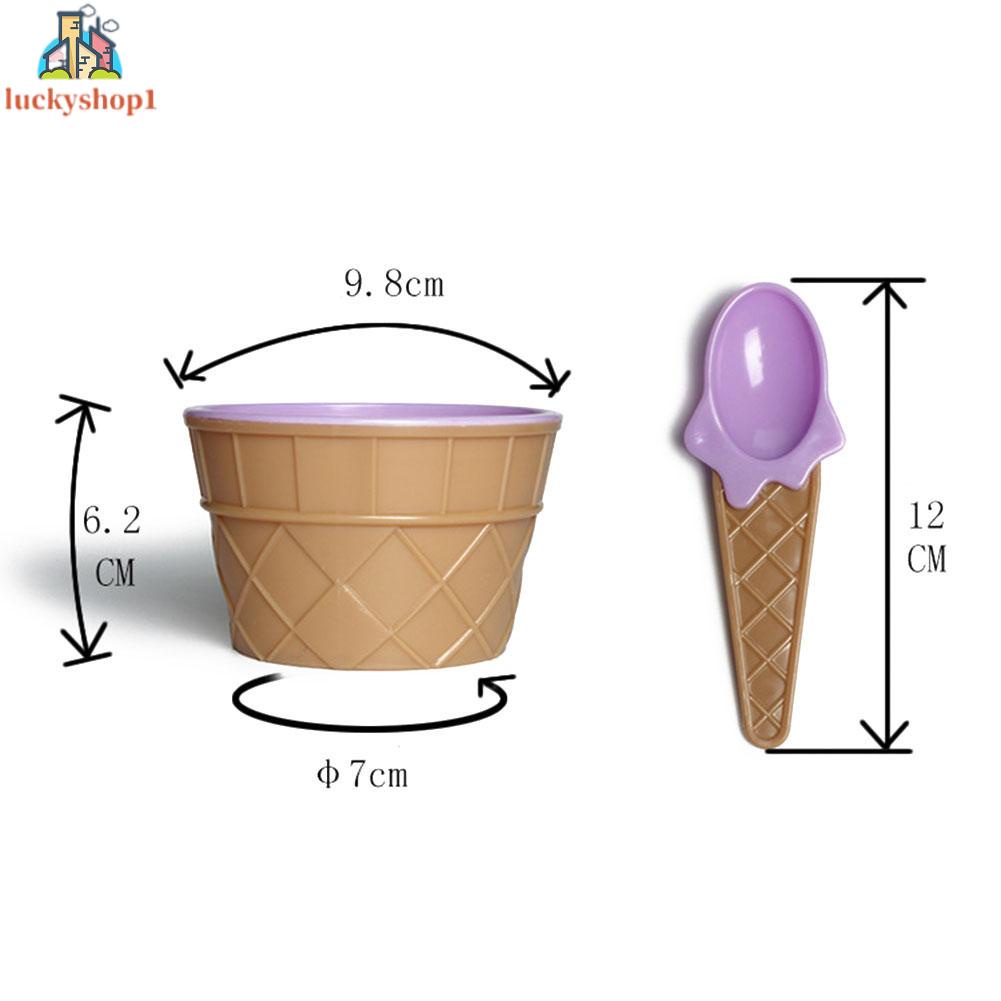 Tô Ăn Tráng Miệng Hình Que Kem 9.8 * 9.8 * 6.2cm