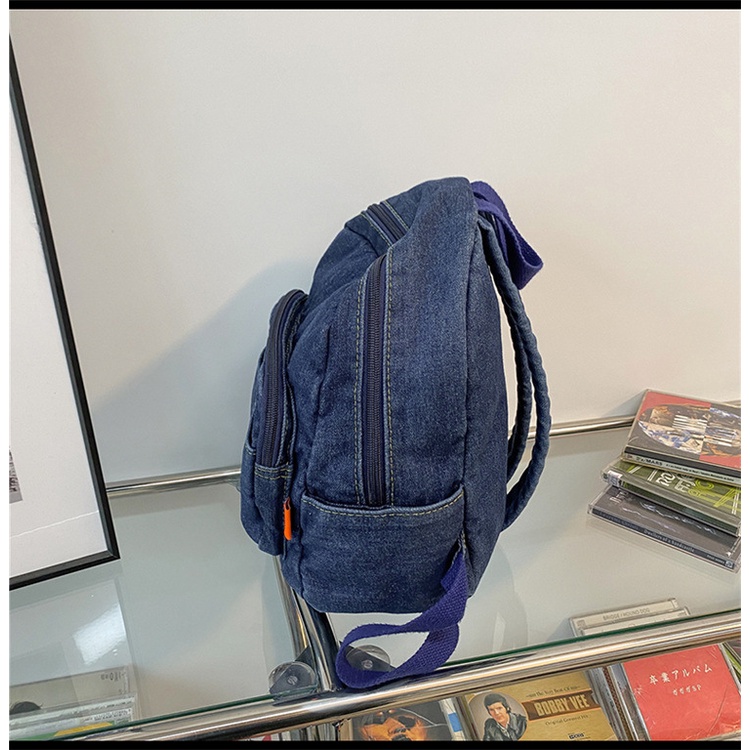 Ba Lô Denim Thời Trang Phong Cách Hàn Quốc Dành Cho Nữ