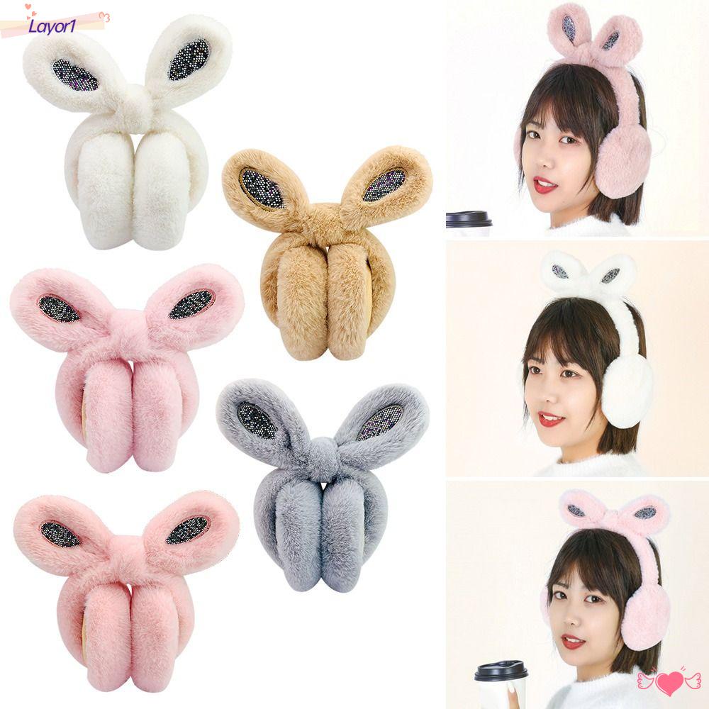 Bông Chụp Tai Thỏ Giữ Ấm Mềm Mại 1 Cái Cho Nam &amp; Nữ