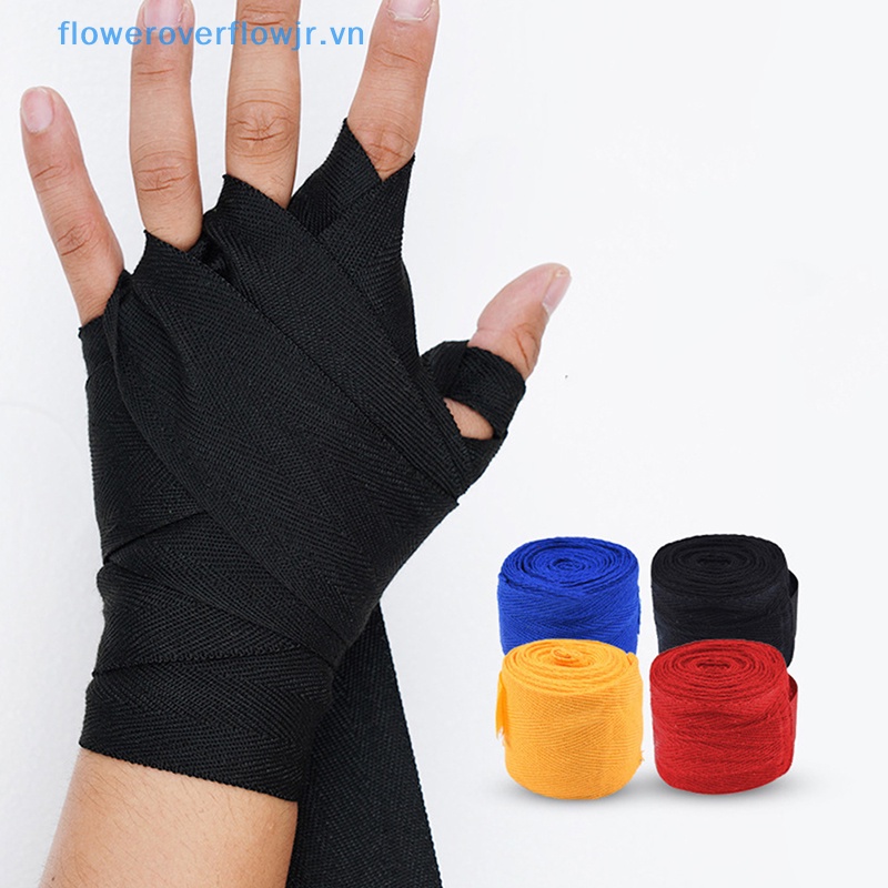 Băng Quấn Cổ Tay Bằng Cotton 2.5M Hỗ Trợ Luyện Tập Muay Thai Boxing