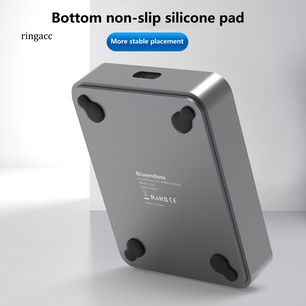 Vỏ Ổ Cứng Bằng Hợp Kim Nhôm Tốc Độ Cao M.2 SATA / NVMe Type-C 3.1