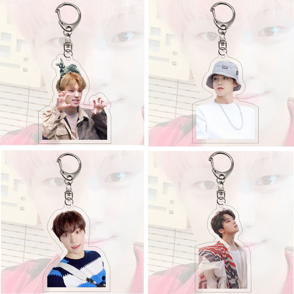 1 Móc Chìa Khóa Acrylic In Hình Nhóm Nhạc SEVENTEEN