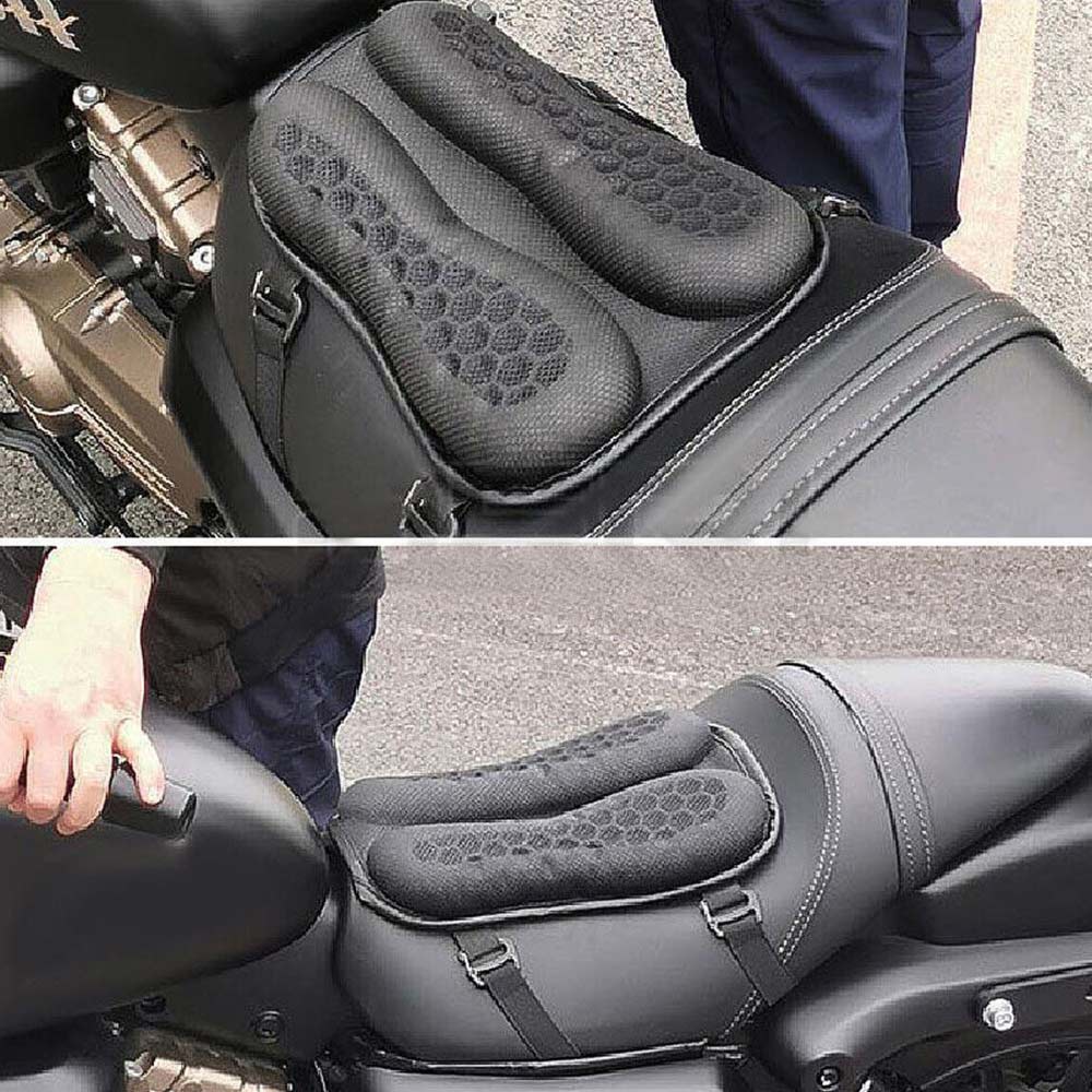 Honeycomb Gel Motorcycle Seat Cushion Sunscreen Motorbike Motor Seat Cushion 3D Anti Slip Comfort Gel Seat Cusion Moden