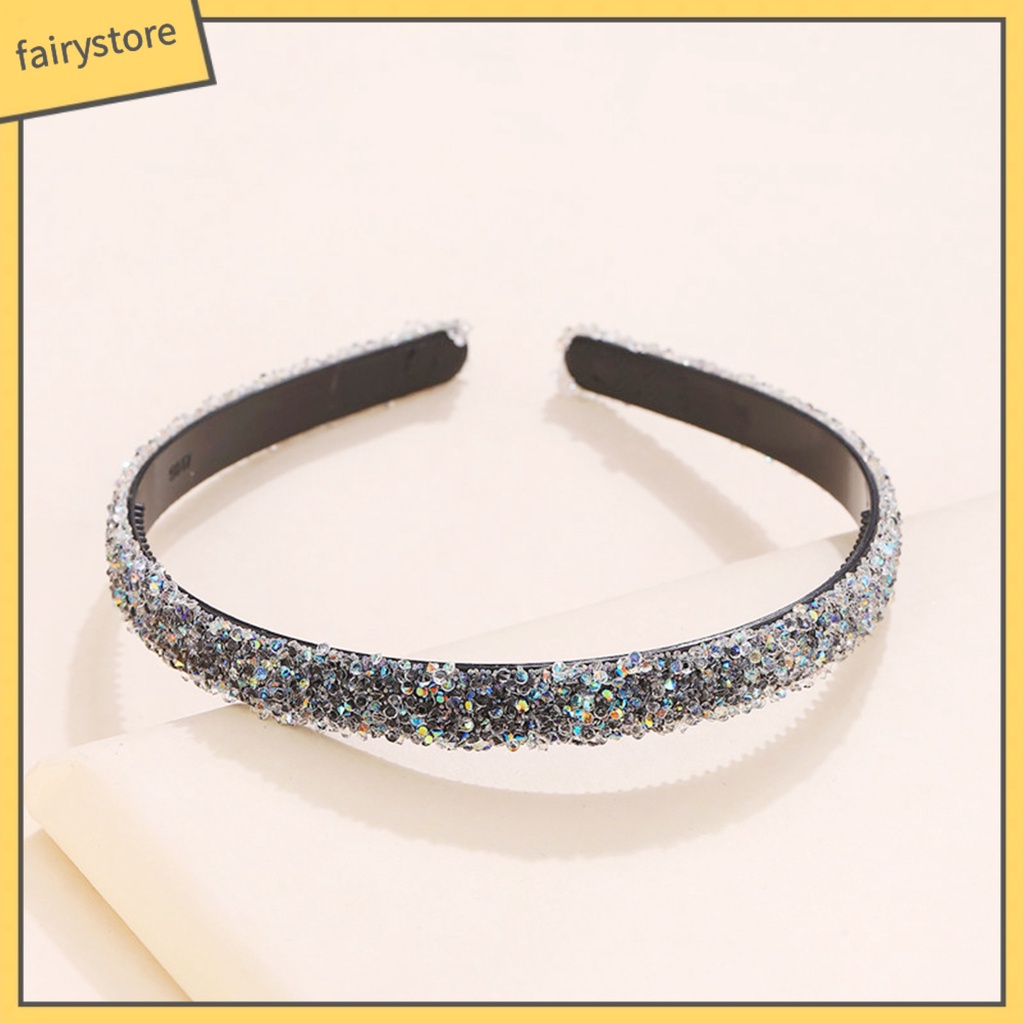 Băng Đô Cài Tóc Đính Đá Lấp Lánh Phong Cách Vintage