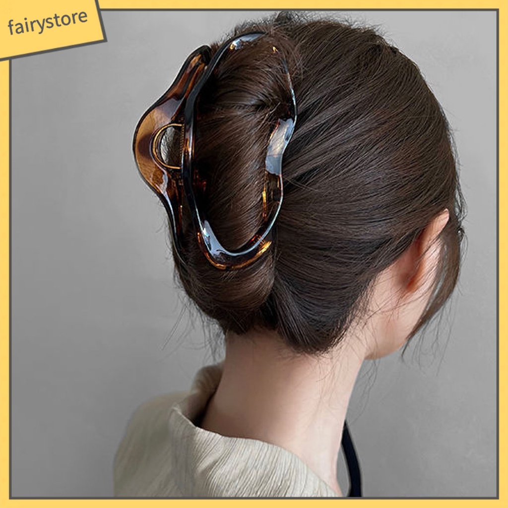 Kẹp Tóc Acrylic Chống Trượt Hình Đám Mây Thời Trang Cho Nữ