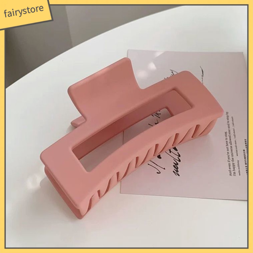 Kẹp Tóc Càng Cua Hình Vuông Lớn Chống Mài Mòn Đơn Giản