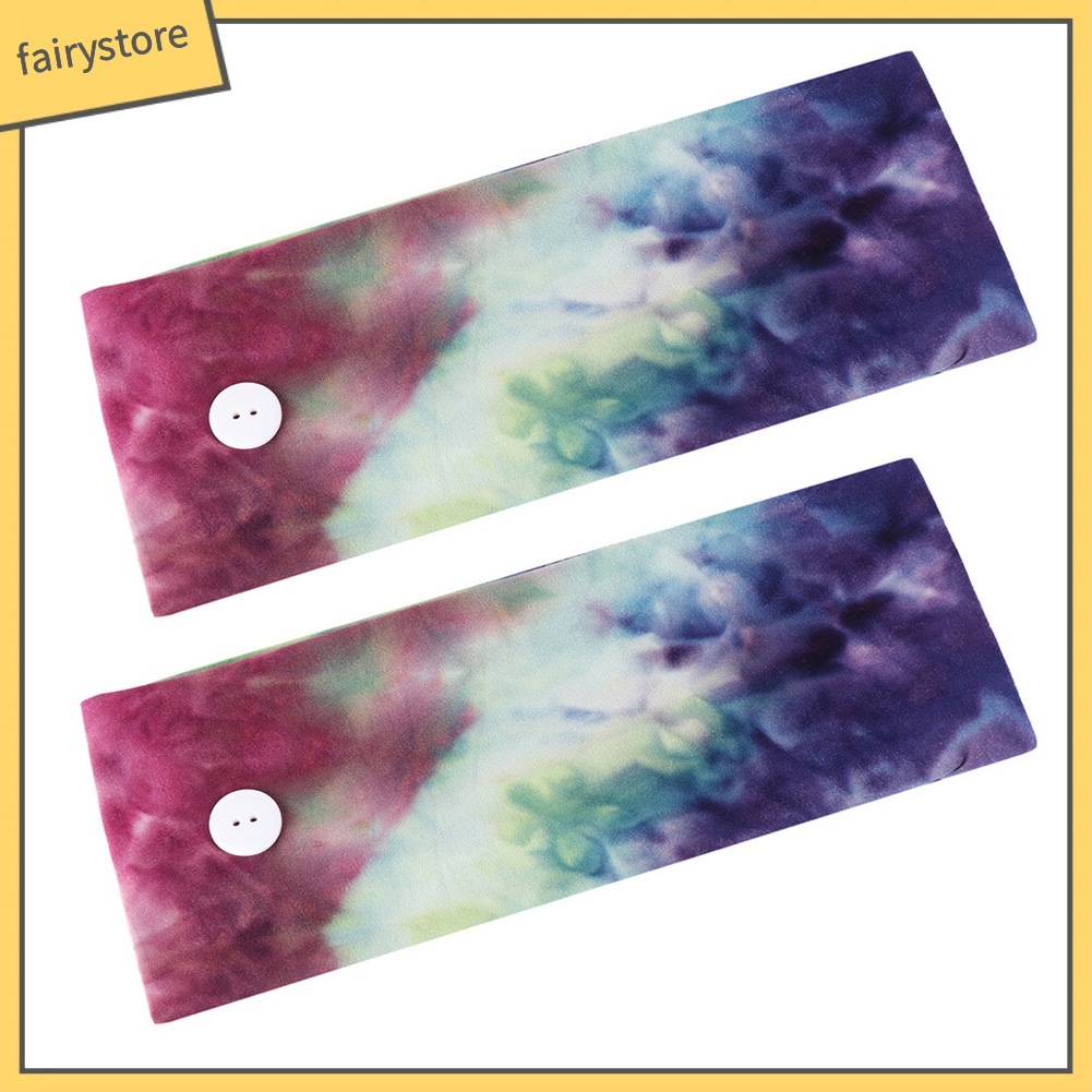 Set 2 Băng Đô Cài Tóc Bảo Vệ Tai Chống Mồ Hôi Chăm Sóc Sức Khỏe