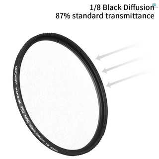 K&F CONCEPT Soft Focus Filter Diffusion Filter Lens Black Mist 1/8 with Waterproof Scratch-resistant for Camera Lens 72mm Diameter