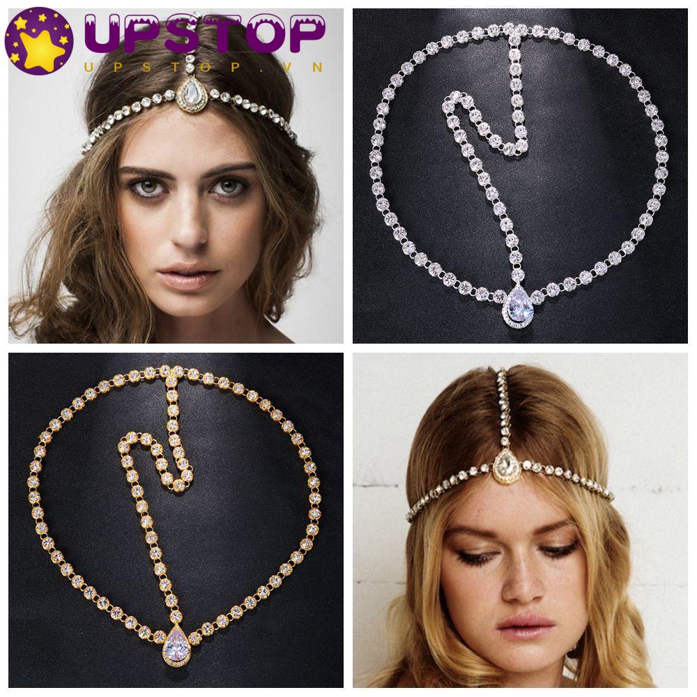 Chuỗi Đầu UPSTOPVN|Son Môi Màu Sắc Thời Trang|Trâm Cài Tóc Cô Dâu Màu Sắc Phong Cách Bohemian